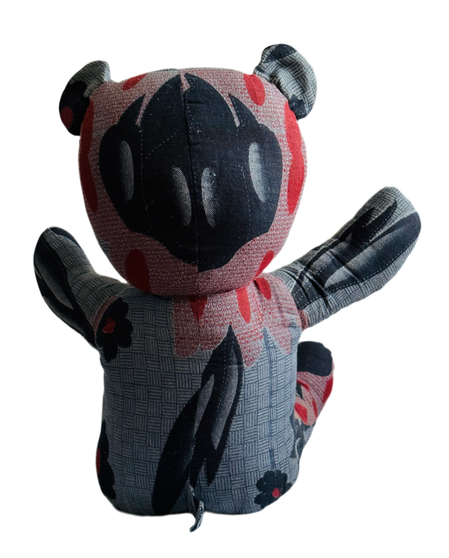 Saribear upcycled & handmade from textile waste cotton saris.