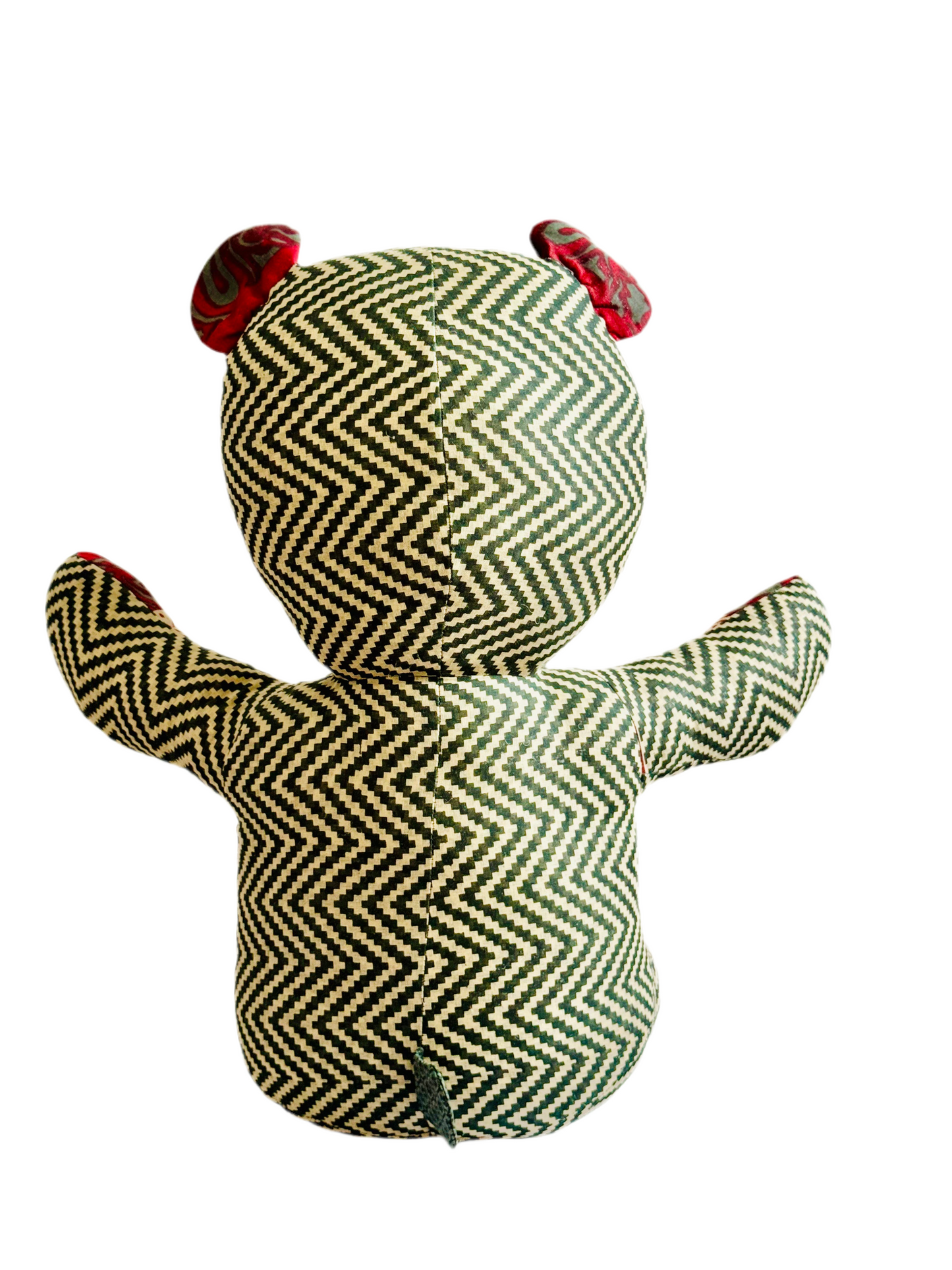 Saribear upcycled & handmade from textile waste cotton saris.