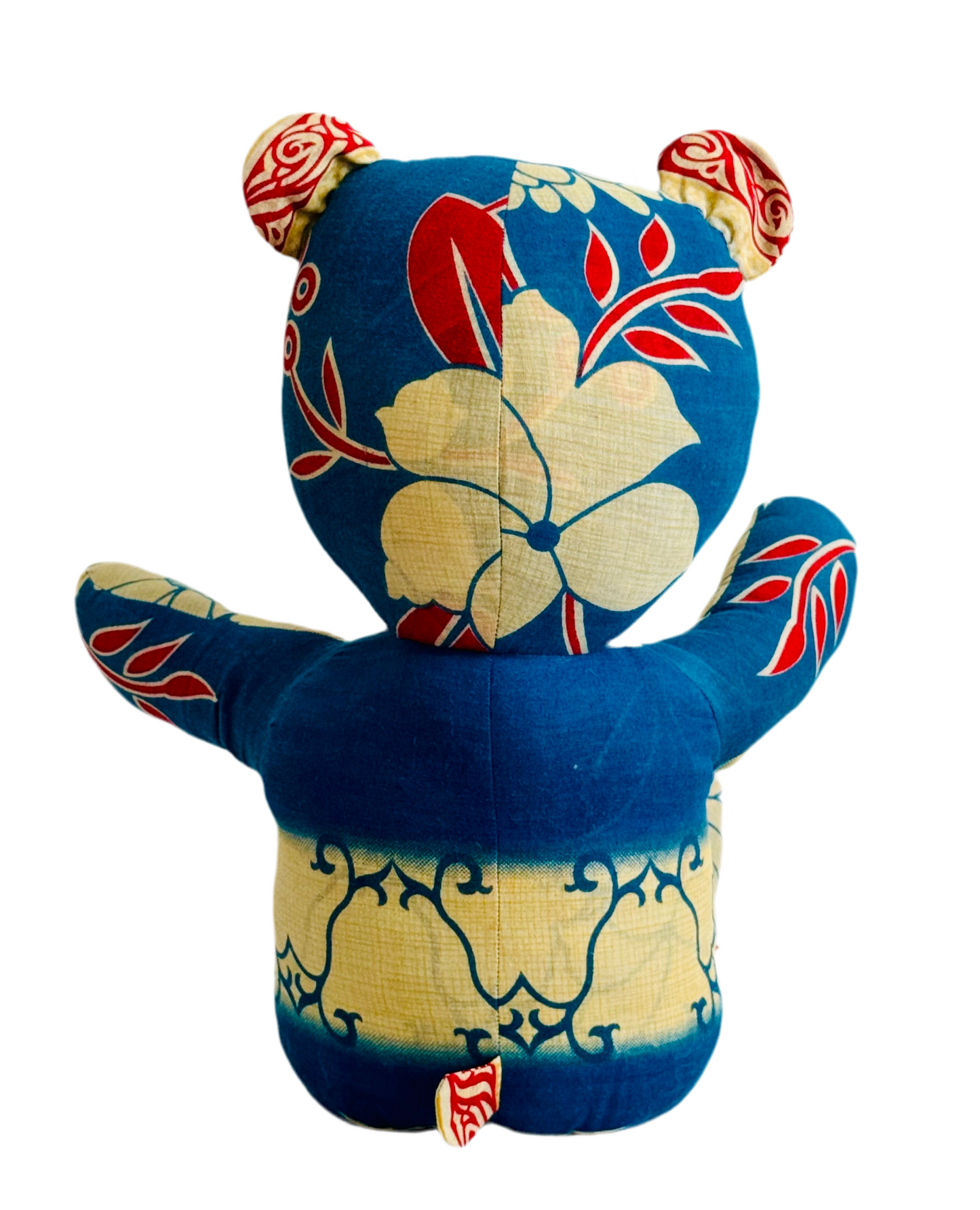 Saribear upcycled & handmade from textile waste cotton saris.