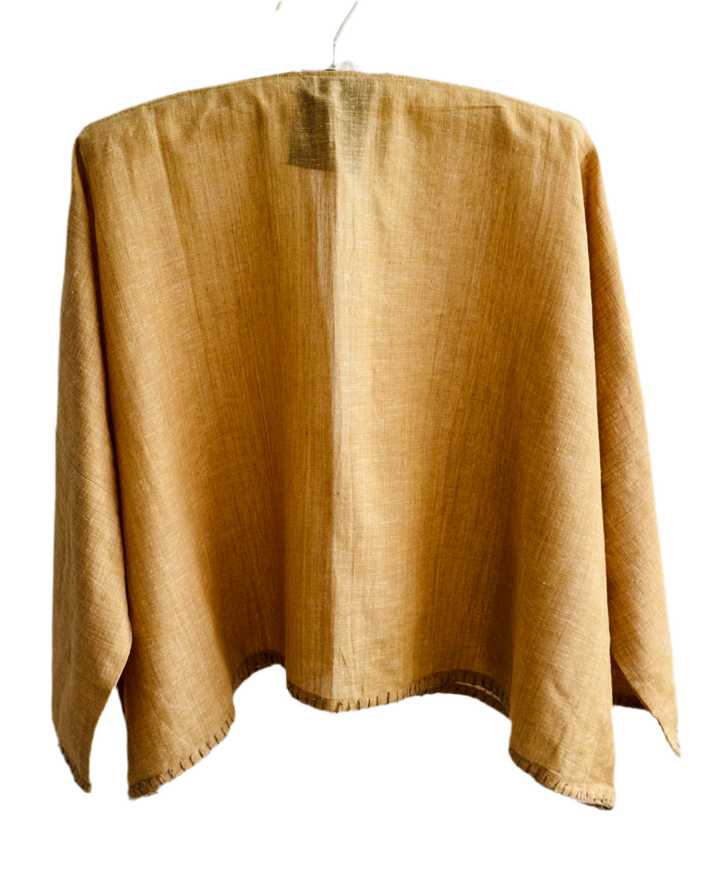 The desi jacket Upcycled & handmade from textile waste is a one size fits most easy to wear style.