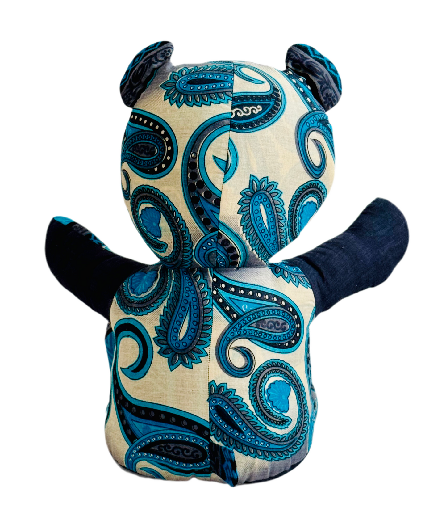 Saribear upcycled & handmade from textile waste cotton saris.