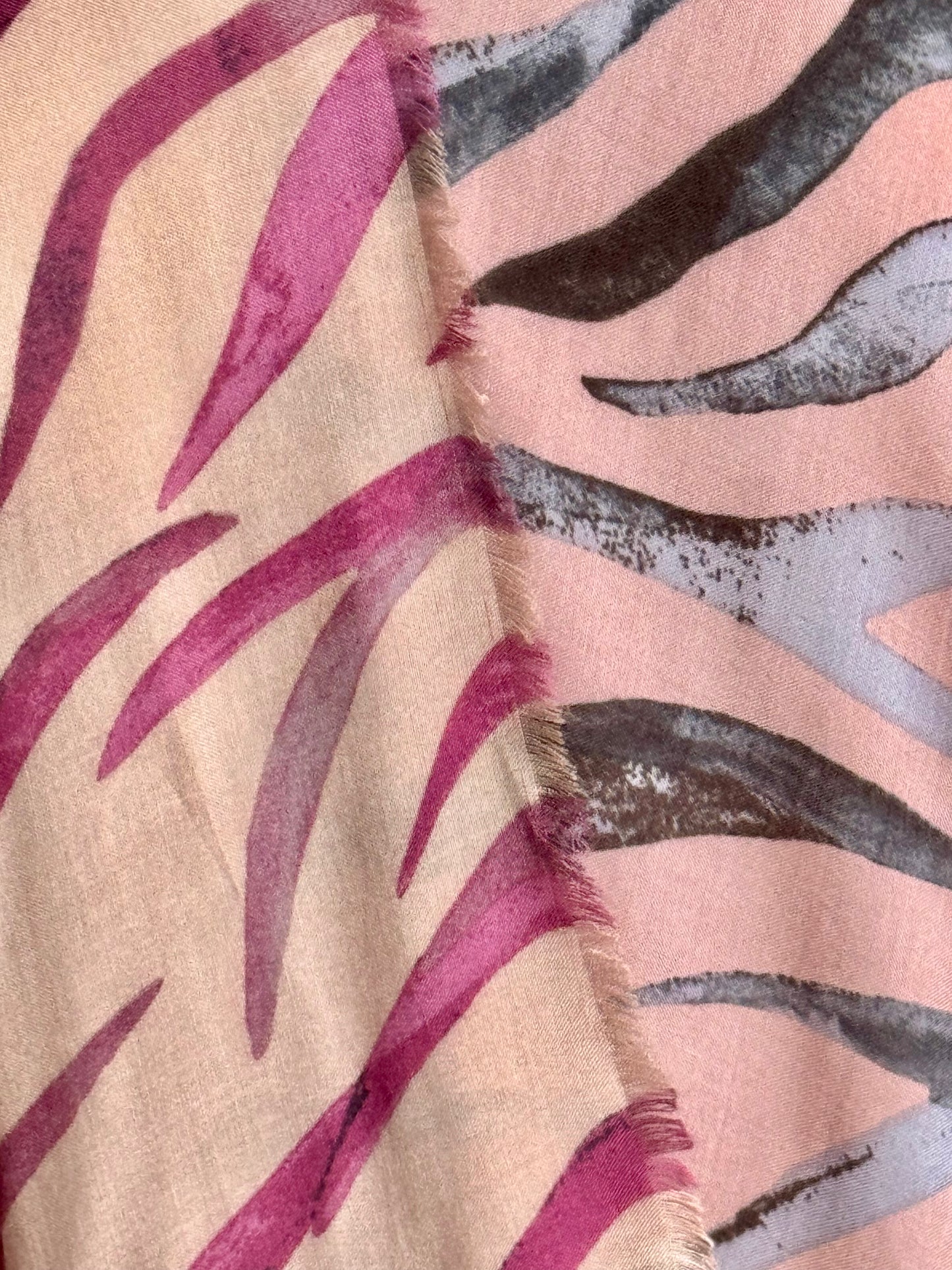 The desi jacket Upcycled & handmade from textile waste is a one size fits most easy to wear style.