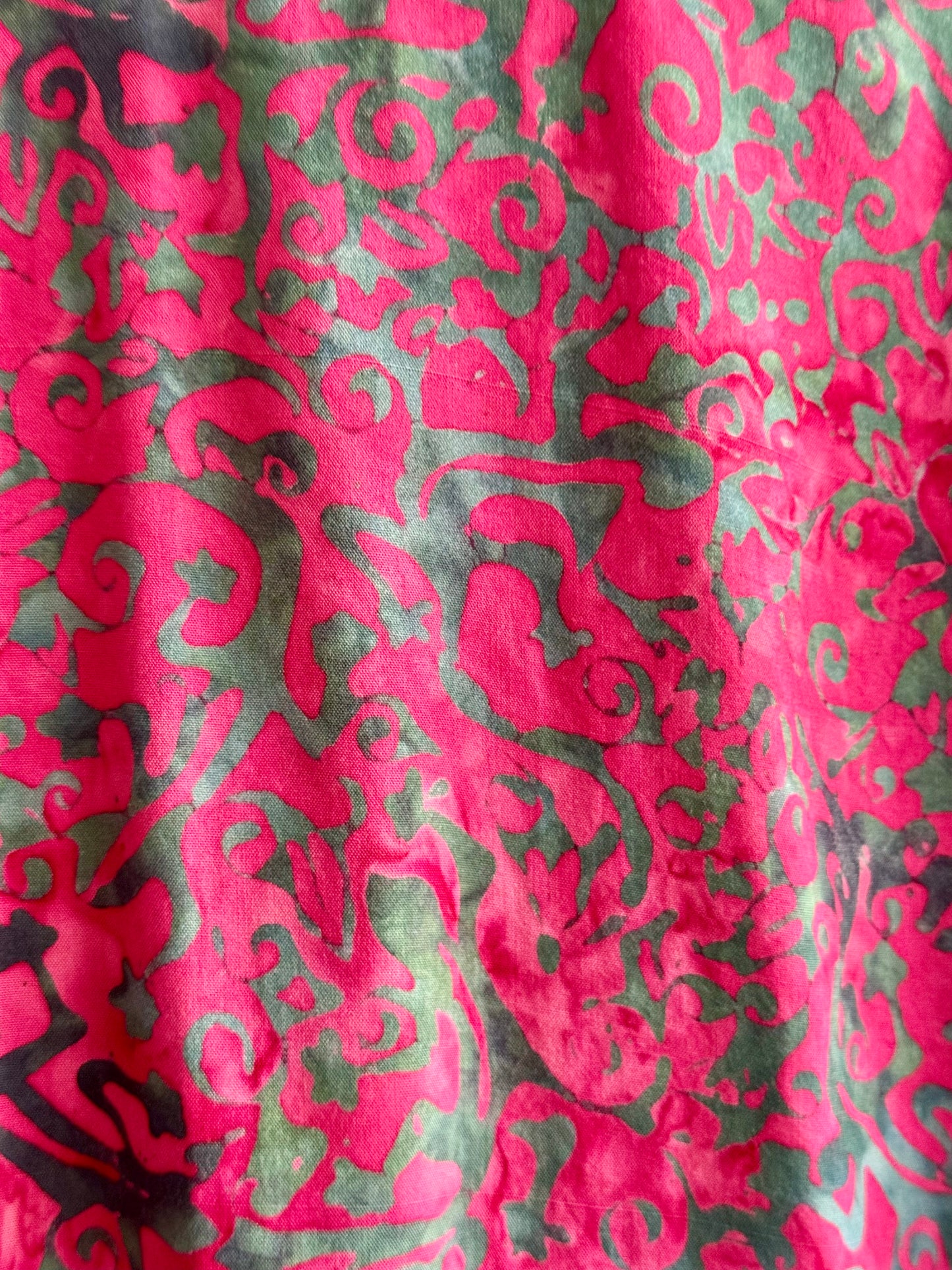 The desi jacket Upcycled & handmade from textile waste is a one size fits most easy to wear style.