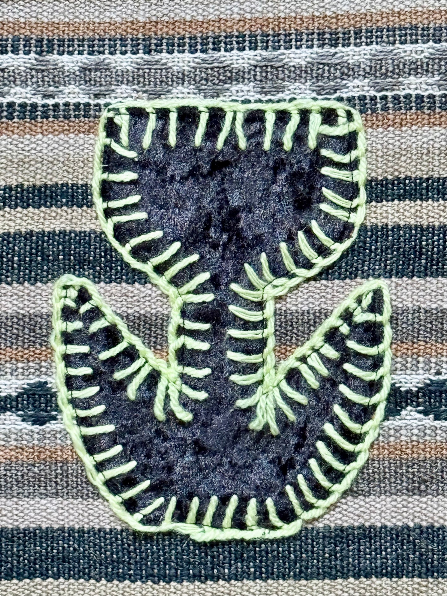 Upcycled & Handmade Textile Artwork