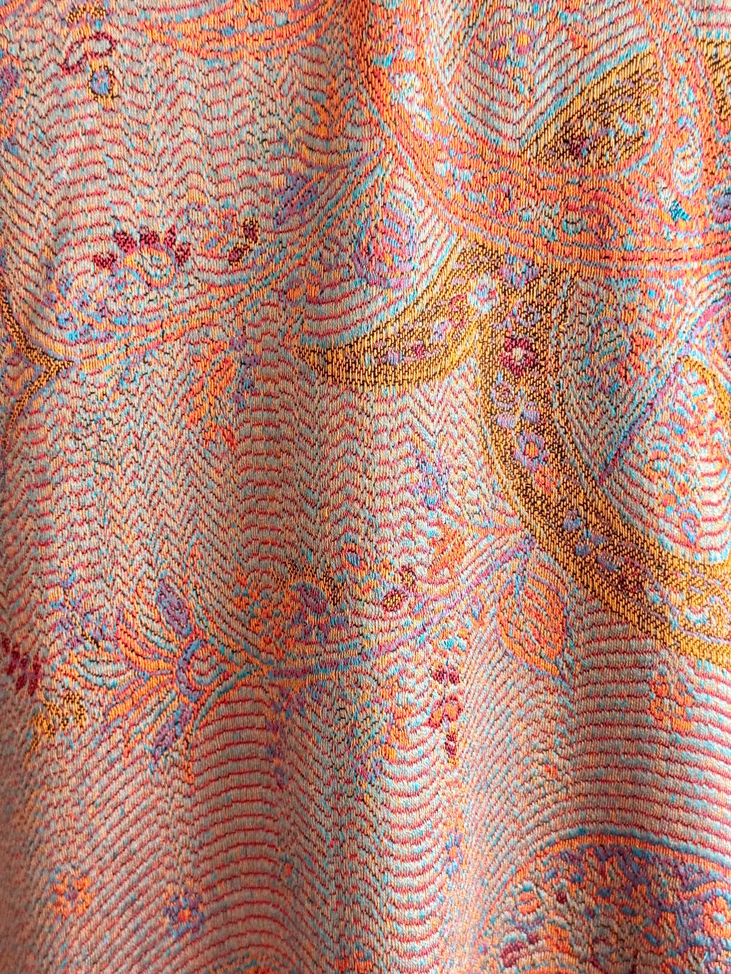 The desi jacket Upcycled & handmade from textile waste is a one size fits most easy to wear style.