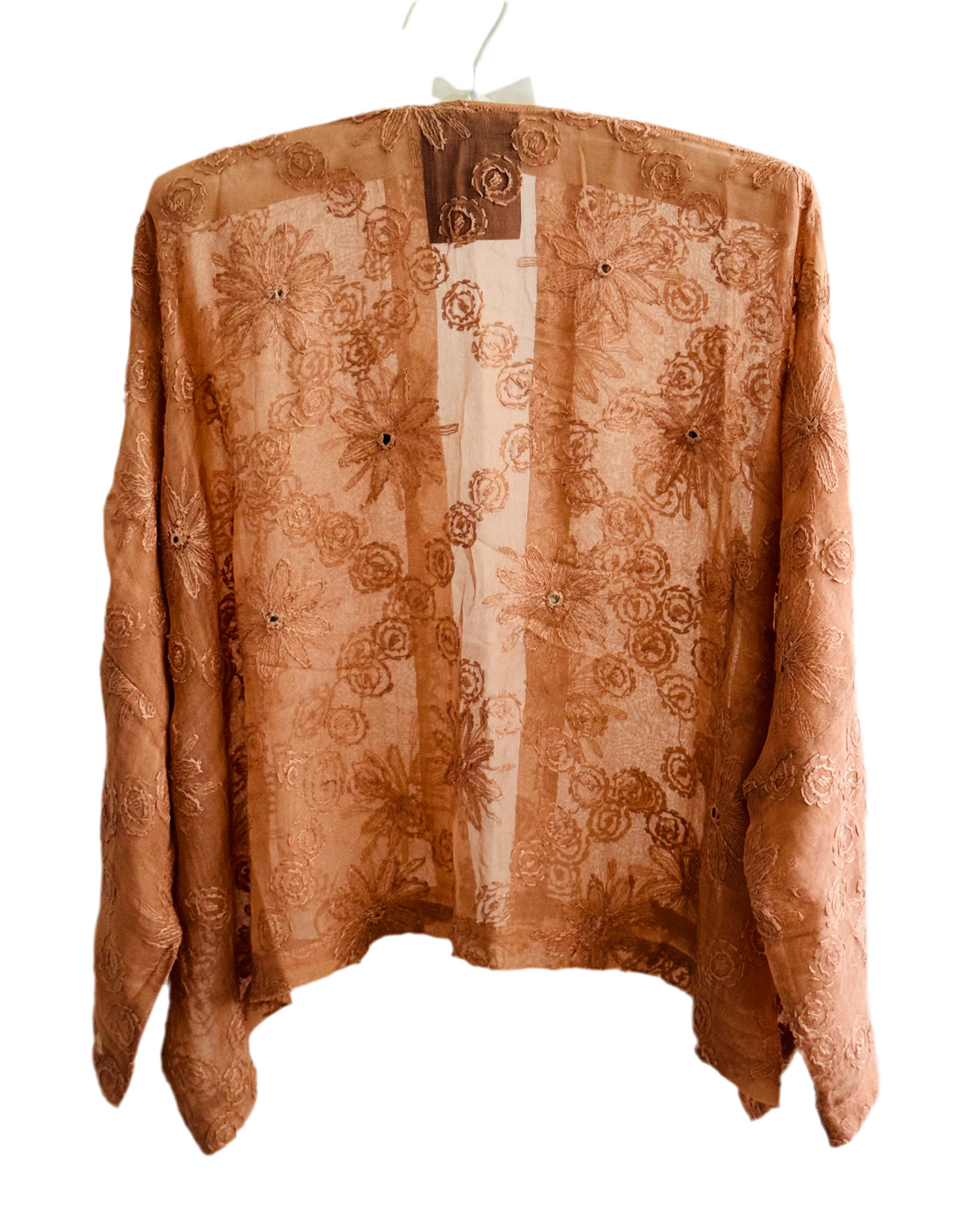 The desi jacket is a one size fits most easy to wear style.