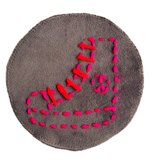 Handmade sew on patch