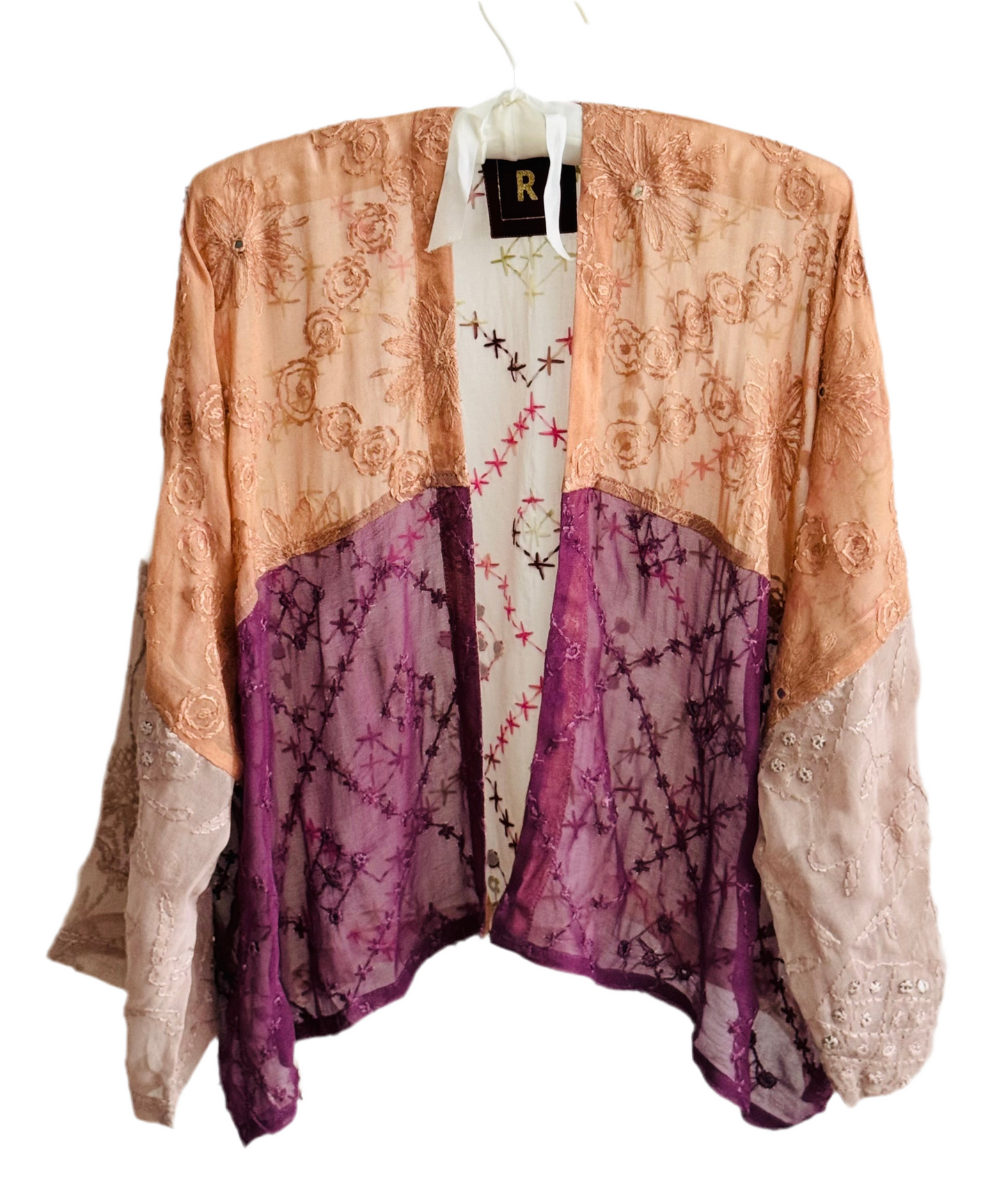 The desi jacket is a one size fits most easy to wear style.